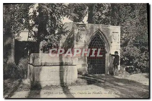 Cartes postales Arles Les Aliscamps Chapelle des Porcetels