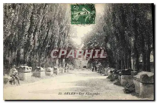 Cartes postales Arles Les Aliscamps