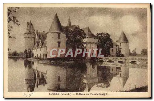 Cartes postales Ecuille M et L Chateau du Plesses Bourre