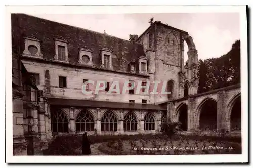 Ansichtskarte AK Abbaye de St Wandrille Le Cloitre