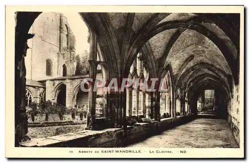 Cartes postales Abbaye de Saint Wandrille Le Cloitre