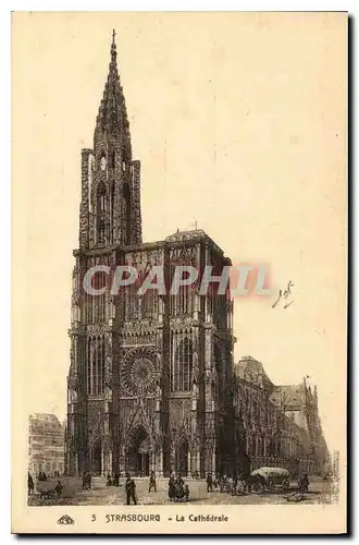 Cartes postales Strasbourg La Cathedrale