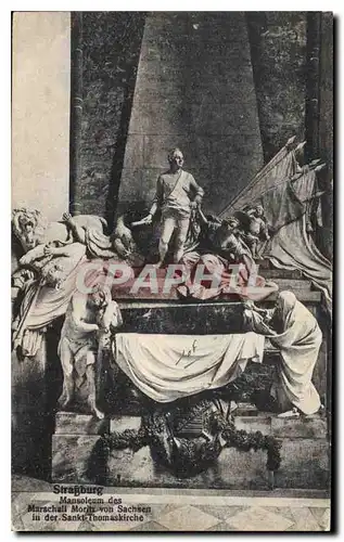 Cartes postales Strasburg Mansoleum des Marschall Morit von Sachsen