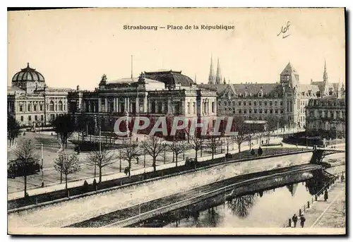 Cartes postales Strasbourg Place de la Republique