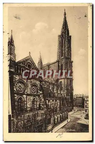Cartes postales Cathedrale de Strasbourg Cote nord