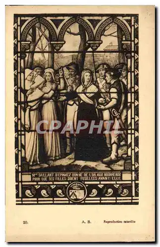 Cartes postales Vitrail