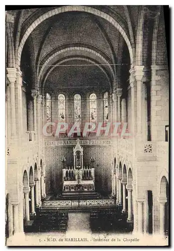 Ansichtskarte AK ND du Marillais Interieur de la Chapelle