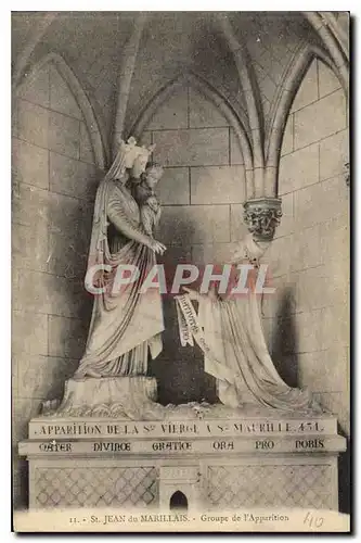 Cartes postales St Jean du Marillais Groupe de l'Apparition