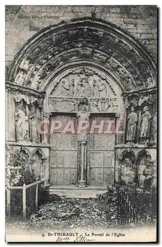 Cartes postales St Thibault Le Portain de l'Eglise