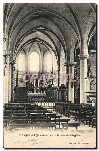 Cartes postales Le Camp M et L Interieur de l'Eglise