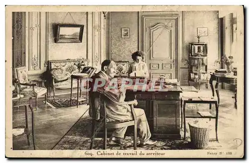 Ansichtskarte AK Gog Cabinet de travail du serviteur  Pasteur