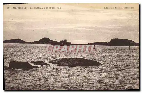 Cartes postales Marseille Le Chateau d'If et les Iles