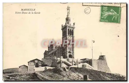 Ansichtskarte AK Marseilles Notre dame de la Garde