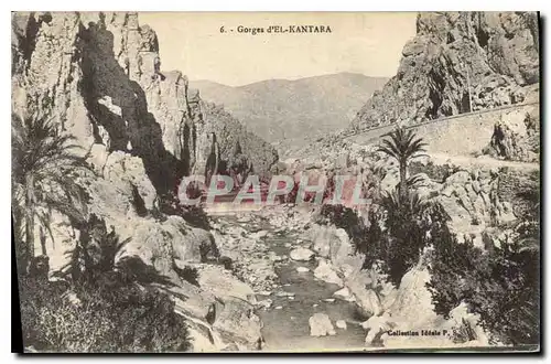 Cartes postales Gorges d'El Kantara