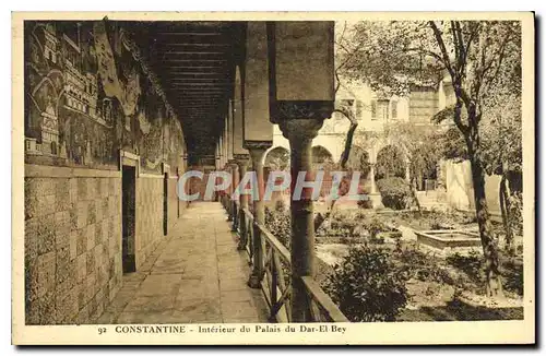 Cartes postales Constantine Interieur du Palais du Dar el Bey