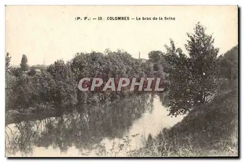 Ansichtskarte AK Colombes Le bras de la Seine