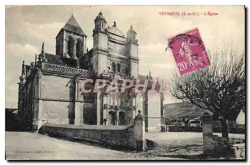 Cartes postales Vetheuil S et O L'Eglise