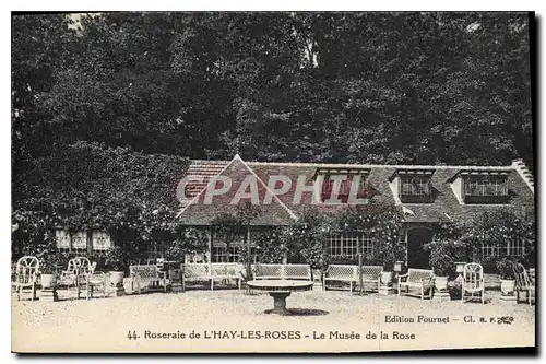 Cartes postales Roseraie de l'Hay les Roses Le Musee de la Rose