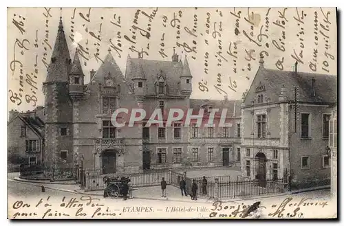 Cartes postales Etampes L'Hotel de Ville