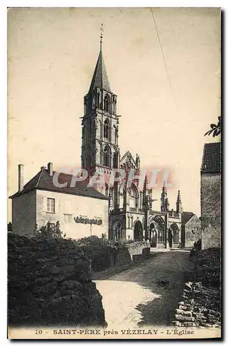 Ansichtskarte AK Saint Pere pres Vezelay L'Eglise