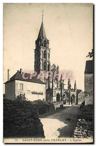 Cartes postales Saint Pere pres Vezelay L'Eglise