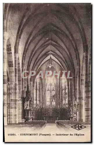 Cartes postales Cornimont Vosges Interieur de l'Eglise
