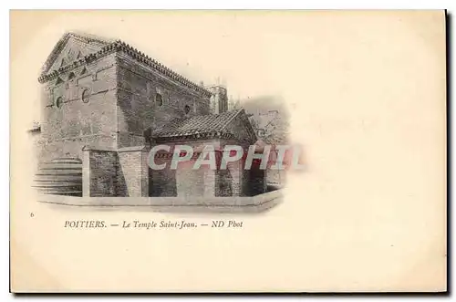 Cartes postales Poitiers Le Temple Saint Jean