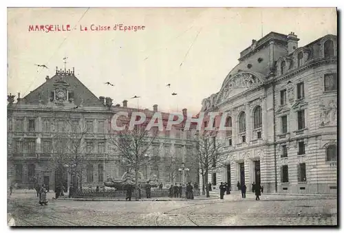 Ansichtskarte AK Marseille La Caisse d'Epargne