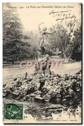 Ansichtskarte AK Avignon La Venus aux Hirondelles Rocher des Doms