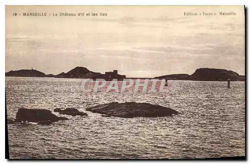 Cartes postales Marseille Le Chateau d'If et les Iles