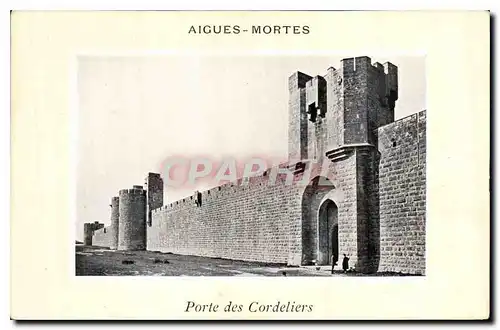 Cartes postales Aigues Mortes Porte des Cordeliers