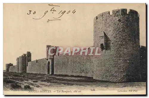 Ansichtskarte AK Aigues Mortes Les Remparts cote est