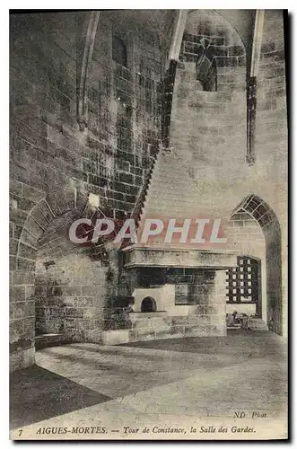 Cartes postales Aigues Mortes Tour de Constance la Salle des Gardes