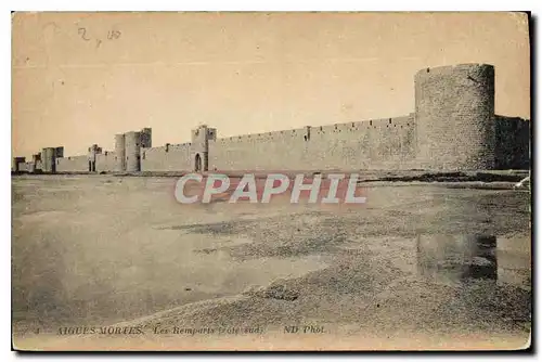 Cartes postales Aigues Mortes Les Remparts cote sud
