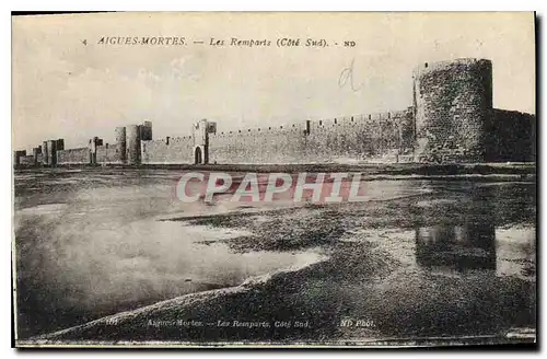 Cartes postales Aigues Mortes Les Remparts Cote Sud