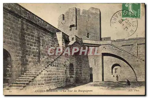Cartes postales Aigues Mortes La Tour des Bourguignons