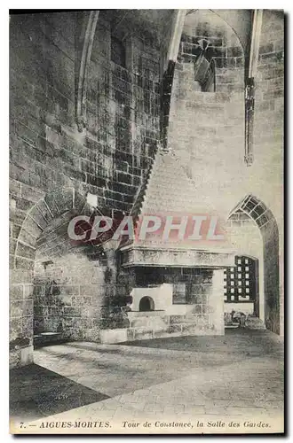Cartes postales Aigues Mortes Tour de Constance la Salle des Gardes