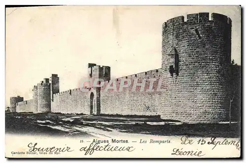 Cartes postales Aigues Mortes Les Remparts