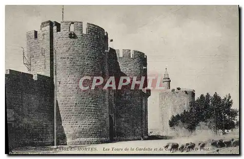 Cartes postales Remparts d'Aigues Mortes Les Tours de la Gardette