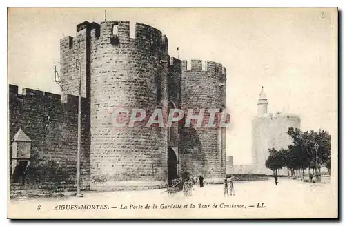 Ansichtskarte AK Aigues Mortes La Porte de la Gardette et la Tour de Constance