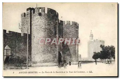 Cartes postales Aigues Mortes La Porte de la Gardette et la Tour de Constance