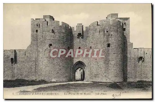 Ansichtskarte AK Remparts d'Aigues Mortes La Porte de la Reine