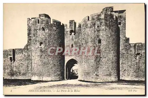 Cartes postales Aigues Mortes La Porte de la Reine