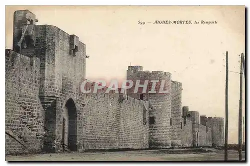 Cartes postales Aigues Mortes les Remparts