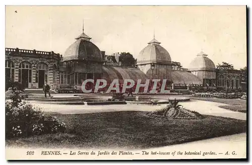 Cartes postales Rennes Les Serres du Jardin des Plantes