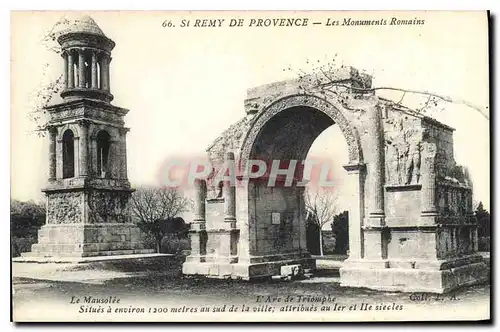 Ansichtskarte AK St Remy de Provence les monuments Romains