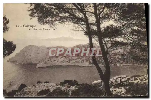 Cartes postales Calanque et Bec de Sormiou