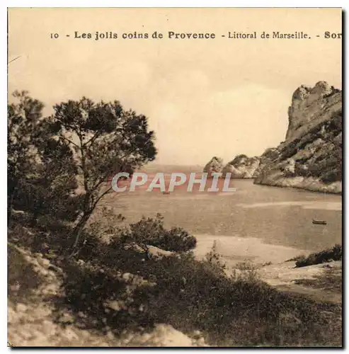 Ansichtskarte AK Les Jolis coins de Provence Littoral de Marseille Sormiou