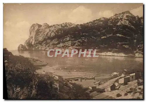 Cartes postales Sites de Provence Littoral de Marseille Sormiou vue generale