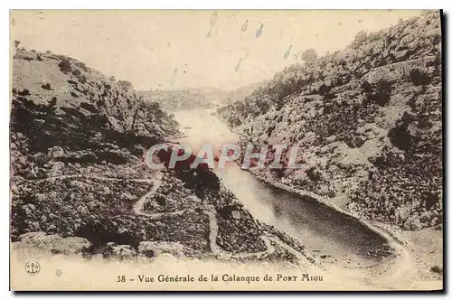 Cartes postales Vue generale de la Calanque de Port Miou